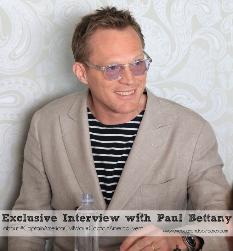 Exclusive Interview with Paul Bettany about #CaptainAmericaCivilWar #CaptainAmericaEvent
