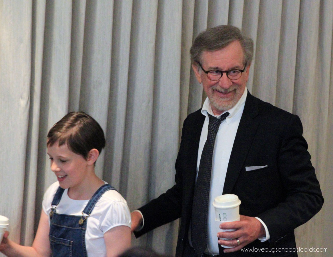 Interview with Steven Spielberg and Ruby Barnhill for Disney's The BFG movie #TheBFGEvent
