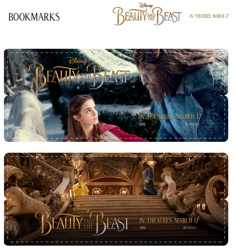 Beauty And The Beast Bookmarks