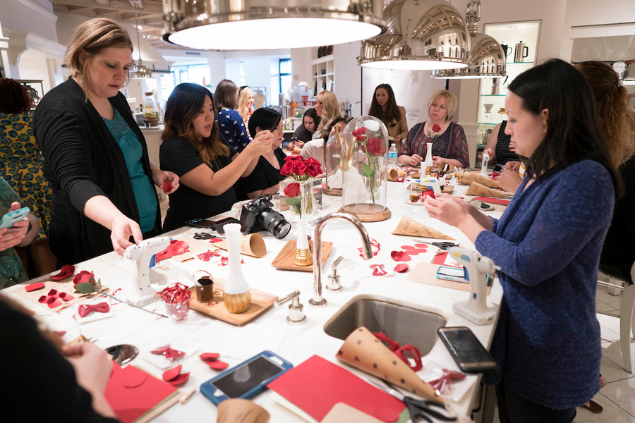 Beauty and the Beast experience at Williams Sonoma #BeOurGuestEvent