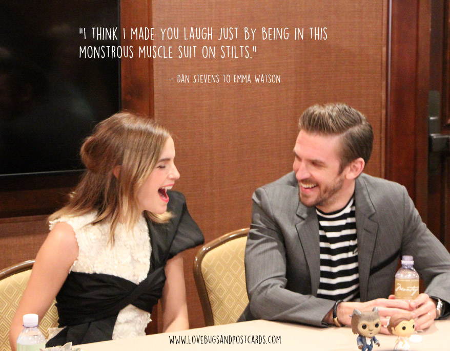 Exclusive Interview with Emma Watson and Dan Stevens about Disney's #BeautyAndTheBeast