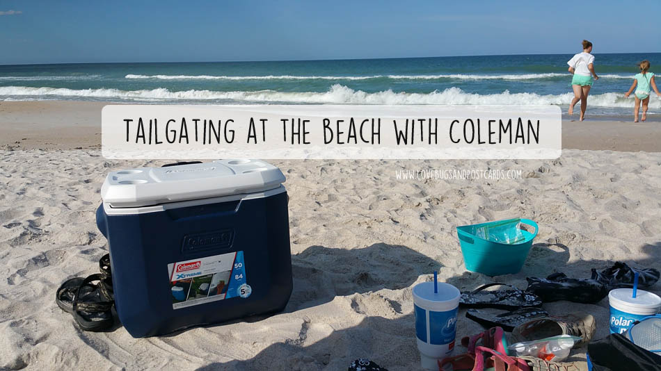 Tailgating at the beach with Coleman