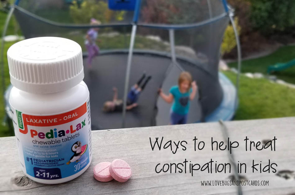 Ways to help treat constipation in kids